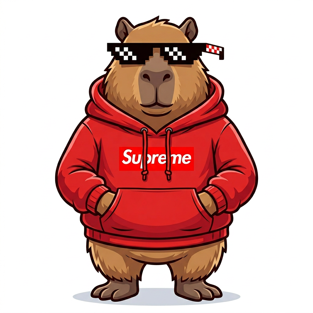 $CAPY mascot — SUPREME CAPY